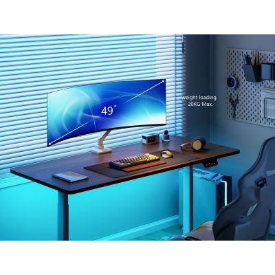 12. Equip Schreibtischhalterung 17"-49"/1TFT 180° Gasfeder 20 kg Einzelhandel Weiß