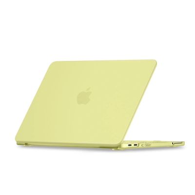 3. Tech-Protect Softshell-Schutzhülle für MacBook Neo 13 2026 – mattes Gelb