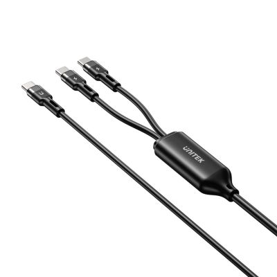 UNITEK USB-C-Kabel 2-in-1 PD 100W Silikon 1,8 m