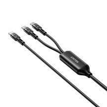 UNITEK USB-C-Kabel 2-in-1 PD 100W Silikon 1,8 m