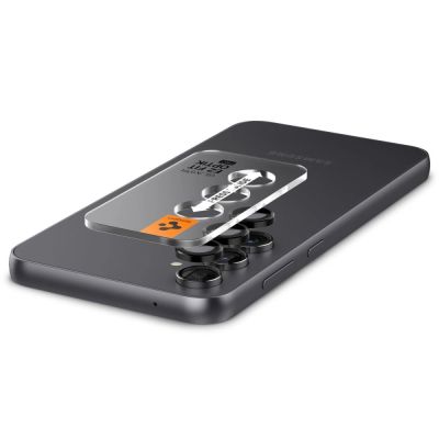 4. Spigen Glas.tR EZ Fit Optik Kameraschutz für Samsung Galaxy S23 FE – Schwarz 2 Stk.