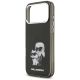 6. Karl Lagerfeld IML Aquarelle Karl & Choupette & Logo MagSafe Case für iPhone 17 Pro Max - Schwarz