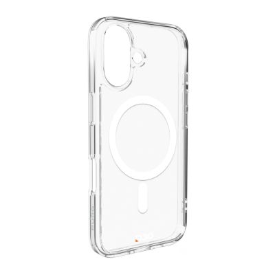 4. Puro Impact Clear D3O MagSafe Silikonhülle für iPhone 16 Plus – transparent