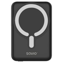 SAVIO POWERBANK 10000 MAH MAGNETISCH SCHWARZ BA-12