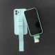 11. Kordelhülle Gel Lanyard mit Kette Geldbörse Lanyard Samsung Galaxy S21 + 5G (S21 Plus 5G) blau