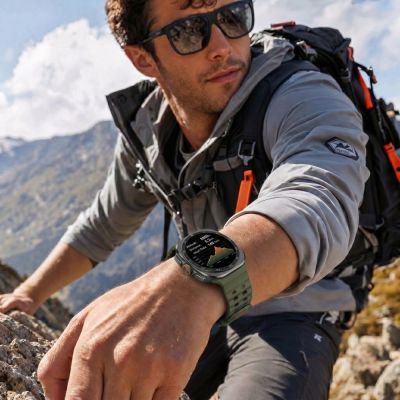 3. Tech-Protect Iconband Pro für Samsung Galaxy Watch Ultra 47 mm – Grün/Schwarz