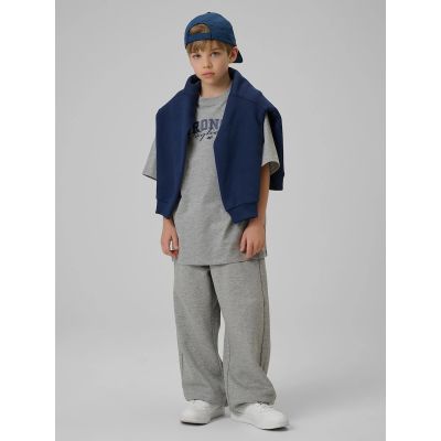 6. Lockeres Jungen-T-Shirt mit Aufdruck 4F 4FJRSS26TTSHM3465-27M