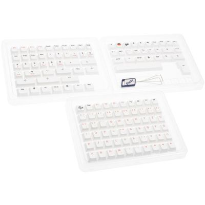 8. Ducky Outlaw 65 Tastatur Universal USB Silber