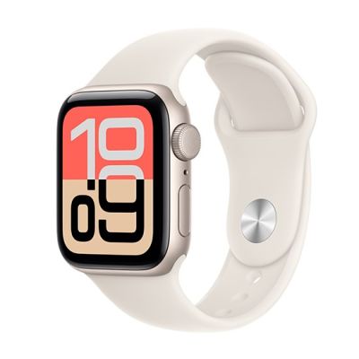 3. Apple Watch SE MEH34ZR/A (3. Generation) OLED 40 mm Digital 324 x 394 Pixel Touchscreen Beige Wi-Fi GPS