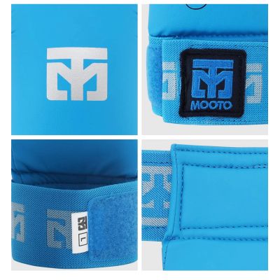 7. Karatehandschuhe - Fäustlinge 2 BLAU WKF | MOOTO
