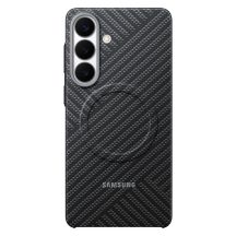 Samsung Carbon Magnet Case für Samsung Galaxy S26+ kompatibel mit MagSafe – Grau