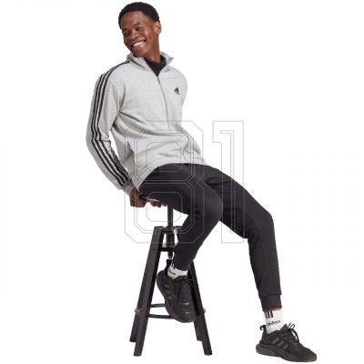 5. adidas Basic 3-Streifen Fleece M IA3073 Trainingsanzug
