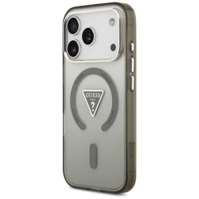 2. Guess IML Gradient Triangle Logo MagSafe Hülle für iPhone 17 Pro Max - Grün