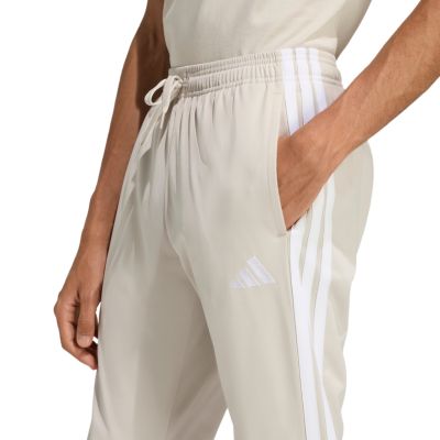 4. adidas Herren 3-Streifen Trikot Regular Tapered Hose Beige JY7721