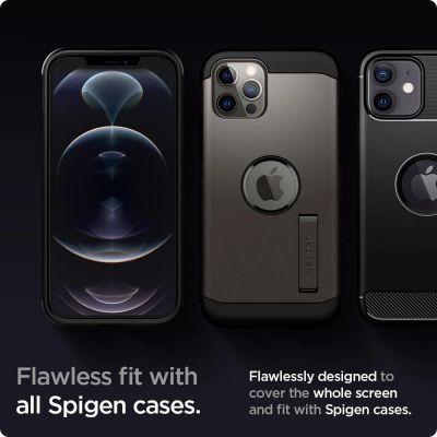 20. Spigen Glas.tR EZ Fit gehärtetes Glas für iPhone 12 / iPhone 12 Pro - 2 Stk.