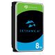 3. Seagate Skyhawk AI ST8000VE001 Festplatte (8 TB; 3,5 Zoll; 256 MB; 7200 U/min)