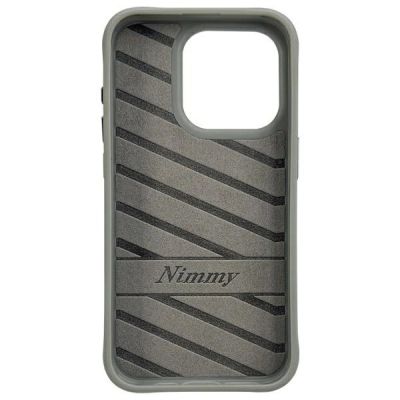 5. Nimmy Cool&Cute 2.0 Bear Case für iPhone 15 Pro Max - Grau