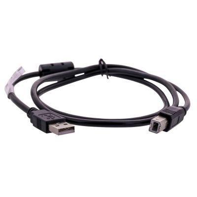 7. LANBERG Kabel USB-A -> USB-B Stecker 1 m (Ferrit, Schwarz) CA-USBA-11CC-0010-BK