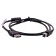 7. LANBERG Kabel USB-A -> USB-B Stecker 1 m (Ferrit, Schwarz) CA-USBA-11CC-0010-BK