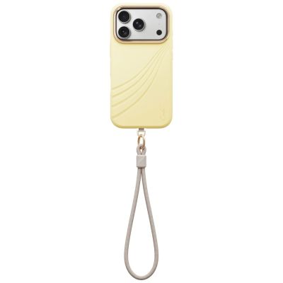 2. Uniq Coehl Serina Magnetische Ladehülle für iPhone 18 Pro / 17 Pro – Gelb