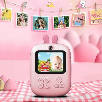 12. Mini-Thermodrucker für Kinder mit Kamera und Camcorder - Rosa