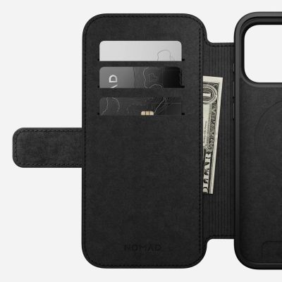 7. Nomad Moderne Leder-Folio-Handyhülle 17,5 cm (6,9") Hellbraun