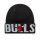 New Era NBA Chicago Bulls Wordmark Strickmütze mit schwarzem Bündchen - 60691260