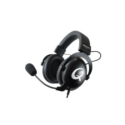 QPAD QH-91 Kabelgebundenes Gaming-Headset mit Kopfbügel, Schwarz