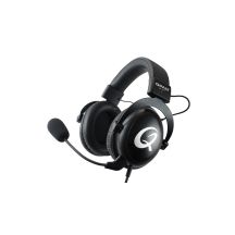 QPAD QH-91 Kabelgebundenes Gaming-Headset mit Kopfbügel, Schwarz