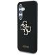 2. Guess Silikon Big 4G Logo Bottom Script Hülle für Samsung Galaxy S25 - Schwarz