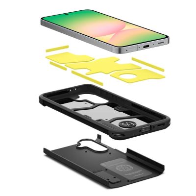 6. Spigen Tough Armor Case für Samsung Galaxy A56 5G - Schwarz