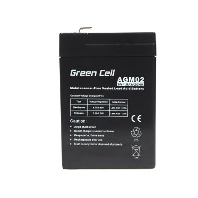 3. GREEN CELL GEL-BATTERIE AGM02 6V 4,5AH