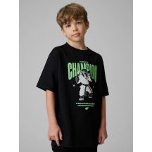 Locker geschnittenes Jungen-T-Shirt mit Aufdruck 4F 4FJRSS26TTSHM3831-20S
