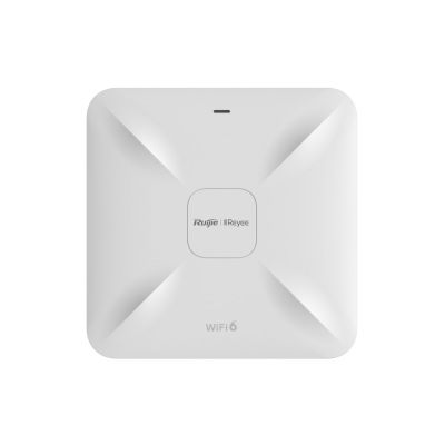 6. REYEE Access Point AX1800, 2 Ports, 1 Gbit/s | Wi-Fi 6 – 802.11ax – 1775 Mbit/s | PoE-Stromversorgung | Deckenmontage