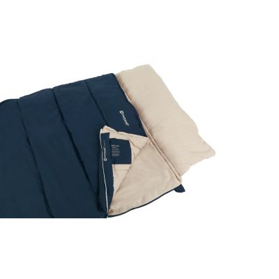 2. Outwell Contour Lux XL Rechteckiger Schlafsack für Erwachsene, Polyester, Blau