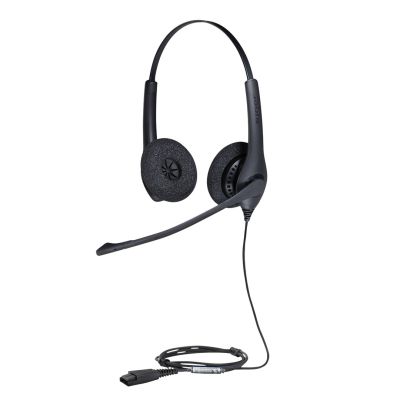 Jabra Biz 1500 Headset, kabelgebunden, Kopfbügel, Bluetooth, Büro/Callcenter, Schwarz