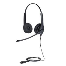 Jabra Biz 1500 Headset, kabelgebunden, Kopfbügel, Bluetooth, Büro/Callcenter, Schwarz