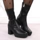 6. Goe W MM2N4047 INT2056 Stiefeletten mit Blockabsatz