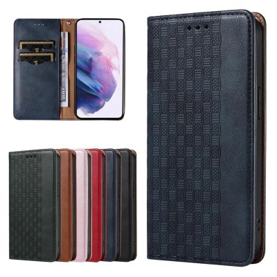 3. Magnetband Hülle Hülle für Samsung Galaxy S22+ (S22 Plus) Tasche Geldbörse + Mini Lanyard Anhänger Blau