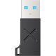 4. UNITEK Adapter USB-A auf USB-C 10 Gbit/s Stecker/Buchse Schwarz