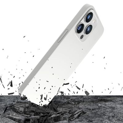 3. 3mk Hardy Silikon-MagCase für iPhone 14 Pro Max – Weiß