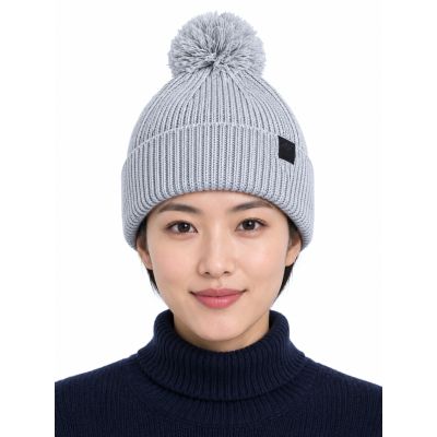 3. Unisex-Wintermütze mit Bommel 4F 4FWAW24ACAPU472-27S