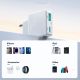 14. Joyroom JR-TCF14 20W USB-A USB-C Wandladegerät superdünn – Weiß