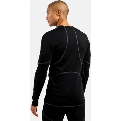 Odlo ACTIVE X-WARM ECO Herren-Langarm-Thermoshirt, Schwarz, Größe M