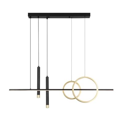Pendelleuchte 23W 3K Schwarz/Gold