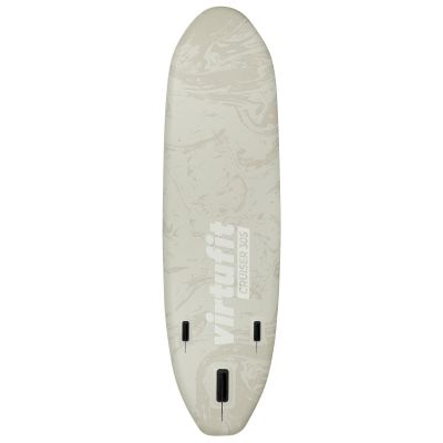 3. VIRTUFIT SUP BOARD CRUISER 305 - SANDBEIGE - MIT KAJAKSITZ, ZUBEHÖR UND STRETCHER-TASCHE