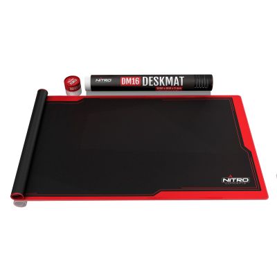7. Nitro Concepts DM16 Gaming-Mauspad Schwarz, Rot