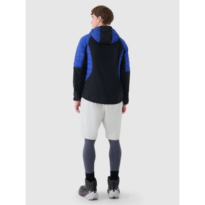 6. 4F Herren-Trekkingjacke mit Primaloft-Daunenfüllung, schwarz, 4FWSS25TTJAM697-36S