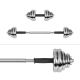 4. REBEL ACTIVE VERSTELLBARE CHROM-HANTELN IM KOFFER MIT HANTELSTANGE, SET 30 KG