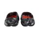 4. Crocs Echo Marbled Slide Pool Clogs in Schwarz/Flame - 208467-0X9